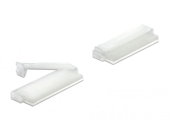 Delock - Kabelholder - naturlig (en pakke 10)