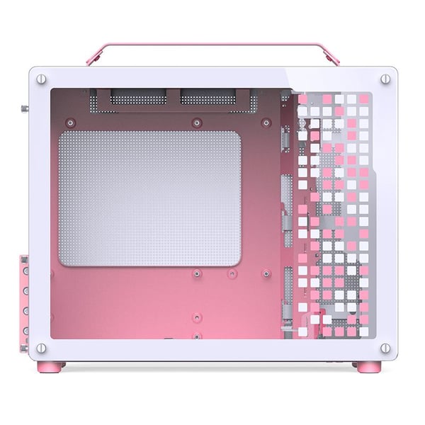 Jonsbo Z20 Pink/White, Mini Tower, PC, Rosa, Hvit, Micro ATX, Mini-ATX, SPCC, Herdet glass, 16,4 cm