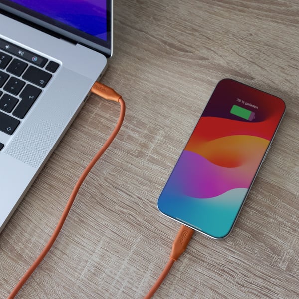 InLine 35892O, 2 m, USB C, USB C, USB 2.0, 0,48 Gbit/s, Orange