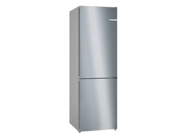 Bosch Serie | 4 KGN362IDF - Kjøleskap/fryser - bunnfryser - bredde: 60 cm - dybde: 66.5 cm - høyde: 186 cm - 321 liter - Klasse D - rustfritt stål