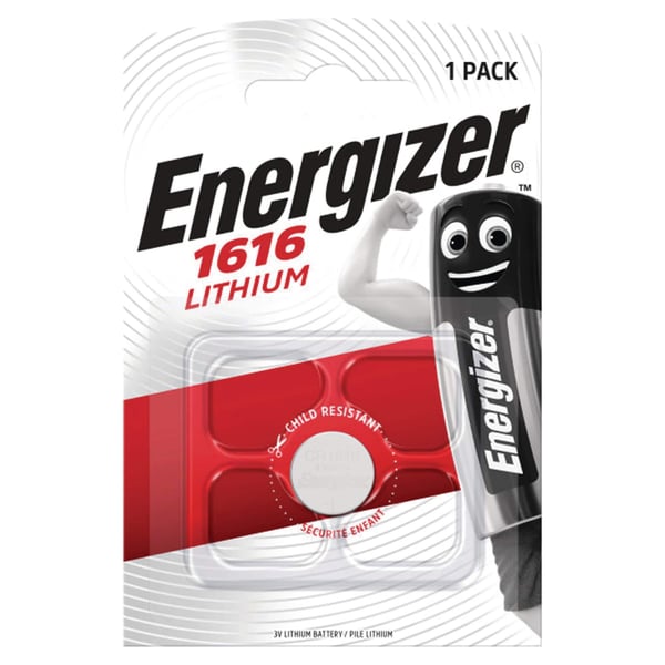 Energizer 1616 - Batteri CR1616 - Li - 60 mAh