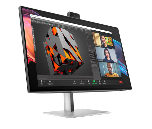HP Series 7 Pro Serie 7 Pro 27-tommers 4K-konferanseskjerm – 727pm, 68,6 cm (27"), 3840 x 2160 piksler, 4K Ultra HD, LCD, 5 ms, Sølv