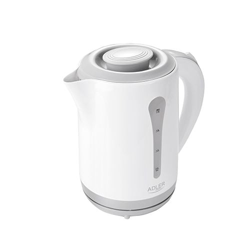 Adler AD 1244, 2,5 L, 2200 W, Valkoinen, Muovi, Veden tason ilmaisin