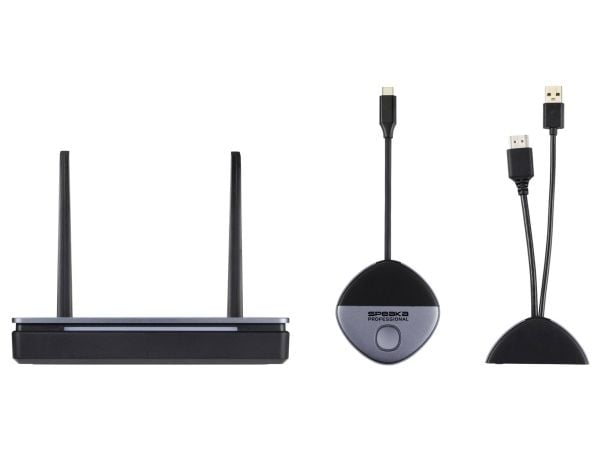 SpeaKa Professional SP-TR-500 trådlös förlängare 30 m USB-C 1920 x 1080