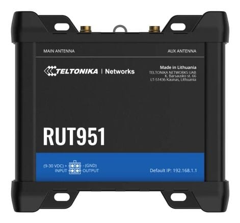 Teltonika RUT951 mobilruter 3G/4G Cat4 industriell