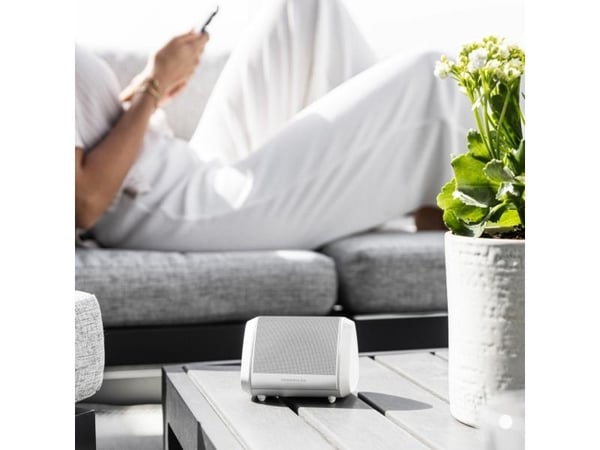 Vonmählen Air Beats Mini, Langaton, 10 m, Kannettava monokaiutin, Valkoinen, Akryylinitriilibutadieenistyreeni (ABS), Silikoni, Ruostumaton teräs, ...