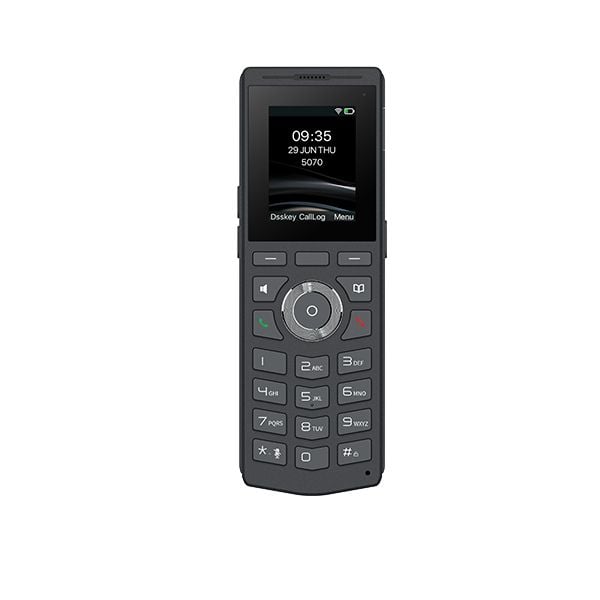 Fanvil W610W, IP-mobiilipuhelin, musta, Johdoton puhelin, 4 linjat, 1000 entries, 5,08 cm (2")