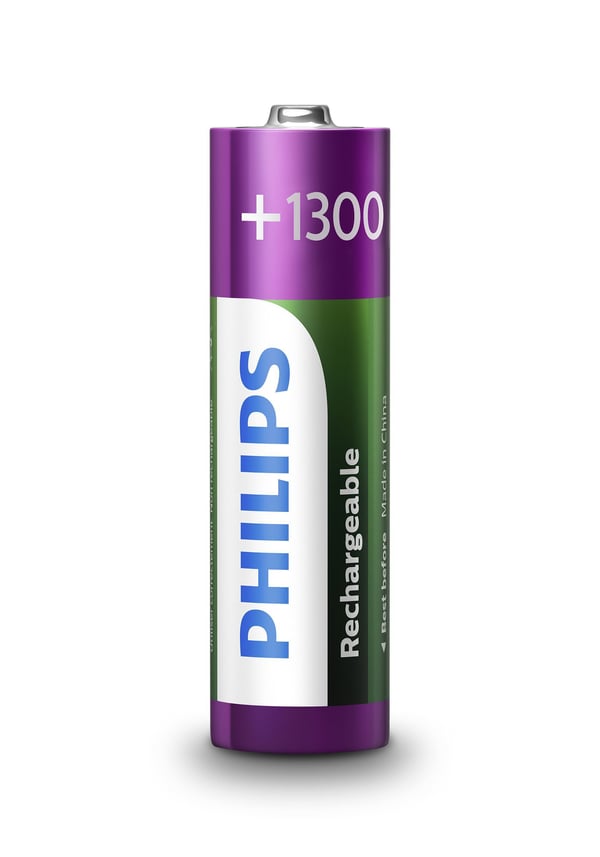 PHILIPS batteri genopladeligt NiMH AA 4-pak