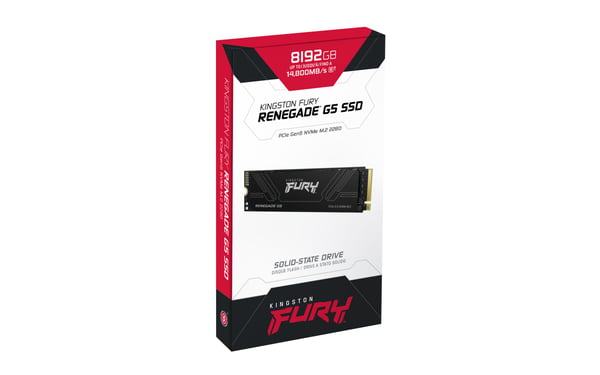 Kingston FURY Renegade G5 SSD 8 TB M.2 PCIe 5.0 14800 MB/s SFYR2D/8T1