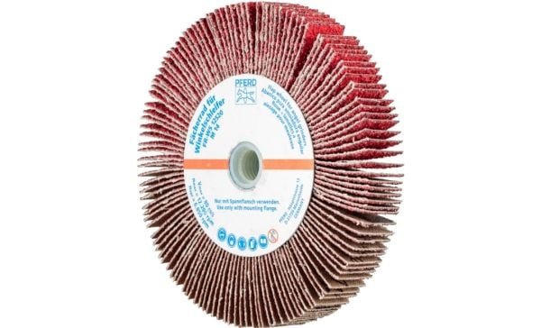PFERD 44782604, Klaffhjul, Rustfritt stål, 12200 RPM, Rund, 12,5 cm, 20 mm