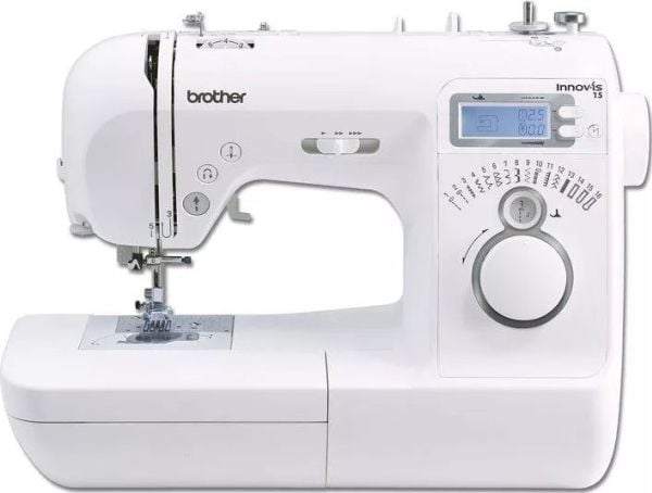 Brother NV15, Hvit, Automatisk symaskin, Sying, 1 steg, 5 mm, LCD