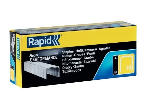 Rapid - Stifter - No. 13 - 6 mm - galvanisert stål - pakke av 5000 - for PRO R23E