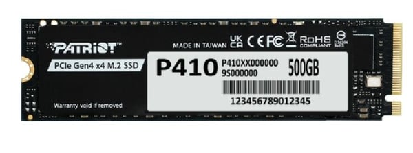 Patriot Memory P410 P410P500GM28H SSD 500 GB M.2 2280 PCIe 4.0 x4 NVMe