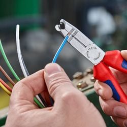 Knipex 13 42 165, 1,3 cm, Muovi, Sininen, Punainen, 165 mm, 176 g