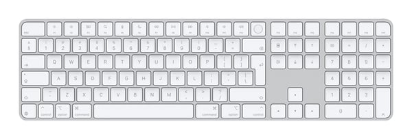 Apple Magic Keyboard MXK73H/A Touch ID, numeronäppäimistö, Nordic, valkoinen