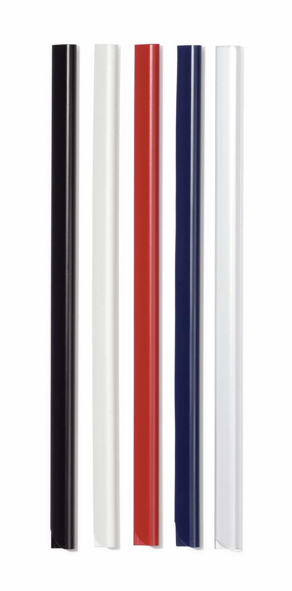 DURABLE - Diassamleperm - for A4 (210 x 297 mm) - kapasitet: 30 ark - rød (en pakke 50)