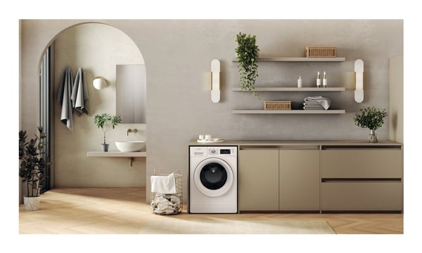 Whirlpool FFWDB 964489 WV EE kuivaava pesukone 6 kg, valkoinen