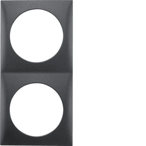 Hager 918262515, Antracit, 119 mm, 59,5 mm, 2 styck