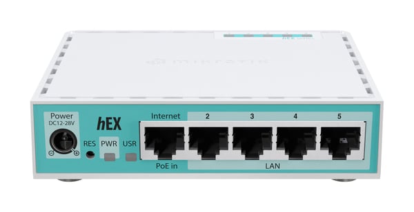 MikroTik hEX refresh E50UG reititin 5x Gigabit Ethernet, USB, micro SD