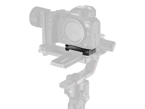 SmallRig MD5424, Levykiinnitys, musta, Alumiini, Polykarbonaatti (PC), 1/4-20", Canon: EOS R5 / R5 C / R5 Mark II / R6 / R7 / R10 Tracking Tags: Ap...
