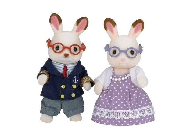 Sylvanian Families Chocolate Rabbit Grandparents