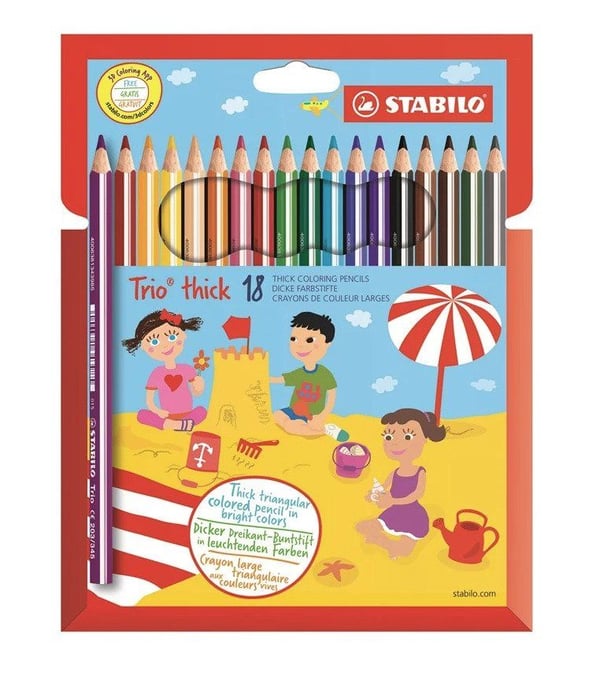 STABILO Trio, Flerfarget, 4,2 mm, 10 mm, 171 mm, 217 mm, 166 g
