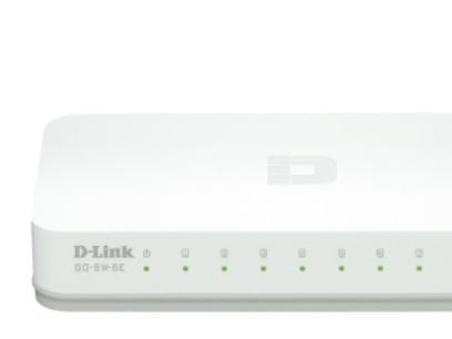 dlinkgo GO-SW-8E - Switch - 8 x 10/100 - stasjonær - DC-strøm dlinkgo GO-SW-8E - Switch - 8 x 10/100 - stasjonær - DC-strøm