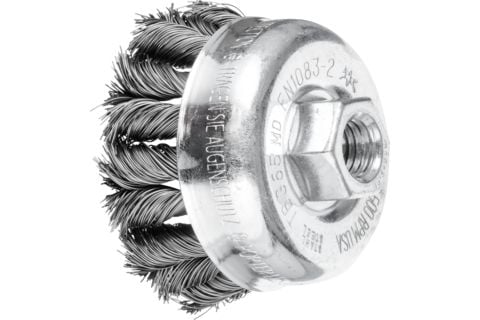 PFERD 43305030, Kopp stålbørste, 6,5 cm, 12500 RPM, 5 stykker