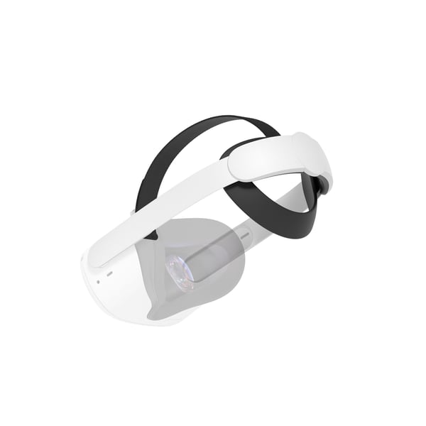 META 137237, Strop / Belte, Hodemontert display, Sort, Hvit, Oculus, Meta Quest 2, 175 mm