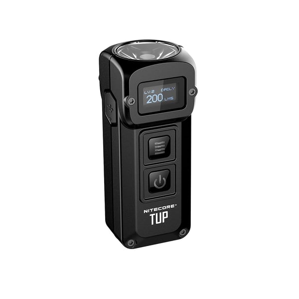 Nitecore TUP, Hånd lommelygte, Sort, 1 m, IP54, LED, 1 Lampe( r)