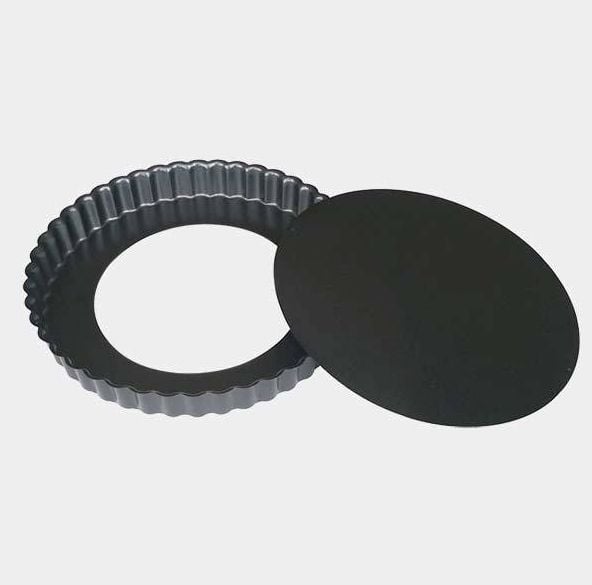 de Buyer 4706.32, Kakeform, Rund, Rillet overflate, 220 °C, Sølv, Stål