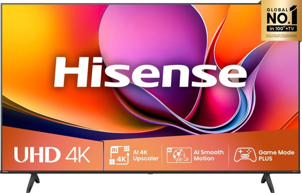 Hisense 75A6Q -televisio, 75 tuumaa, 4K UHD, älytelevisio, valkoinen