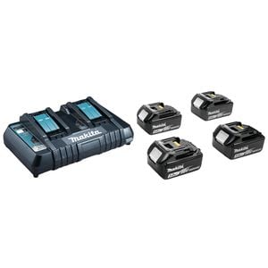 Makita 197626-8 batteri- och laddarsats 18 V 4 x 5 Ah