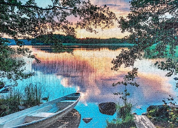 Tactic Puzzle Lovers Summer Night in Finland 1000 pcs puzzle