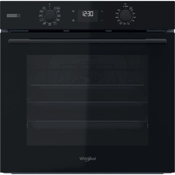 Whirlpool OMSK58CU1B, Keskikokoinen, Sähköuuni, 71 L, 71 L, Tuuletinavusteinen, Katalyyttinen