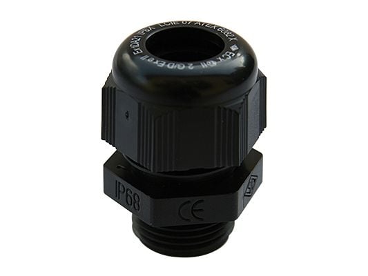 SIB F8021600E, Musta, Polyamidi, 50 kpl, M16, 1 cm, 5 mm