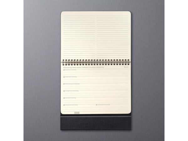 Sigel Conceptum, A5, 213 x 220 mm, 72 ark, 80 g/m ^, Tyska, Nederländska, Engelska, Franska, Inbunden