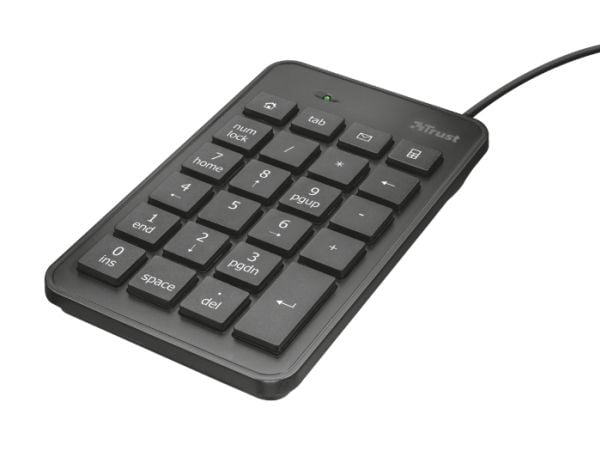 Trust 22221, USB, 23, Kannettava tietokone/PC, 1,5 m, Musta