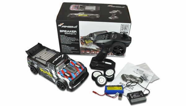 Amewi Breaker, Urheiluauto, 1:16, 14 vuosi/vuosia, 1200 mAh, 604 g