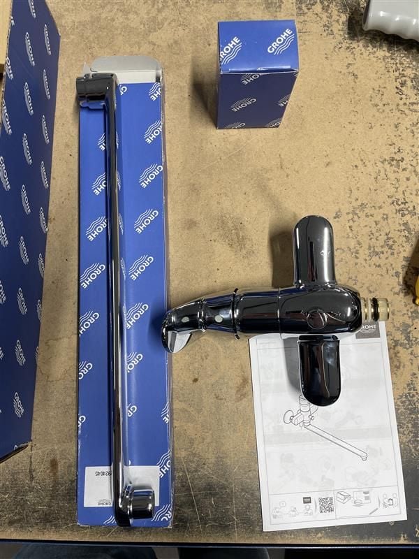 [OUTLET] - Grohe Eurosmart Cosmopolitan - Kar-bruse batteri med 400 mm. Tud 32847000