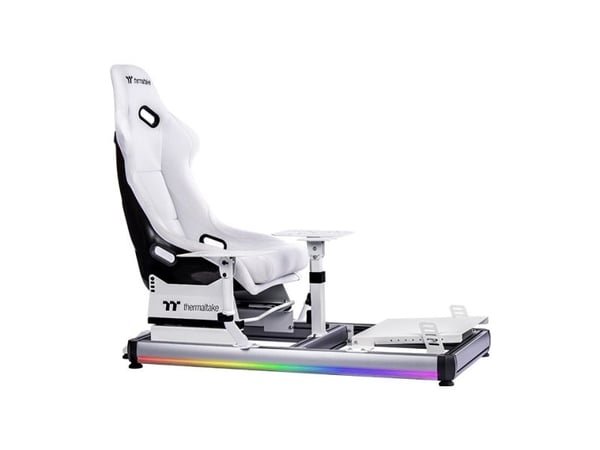 Thermaltake GSC-F50-CPASWH-01, Flight cockpit, hvit, aluminium, 120 kg, 12°, 600 mm