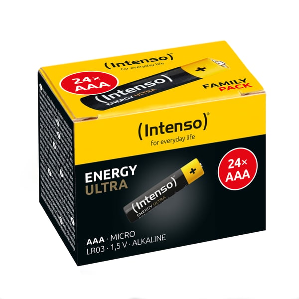 Intenso Energy Ultra Bonus Pack - Batteri 24 x AAA / LR03 - Alkalisk - 1250 mAh