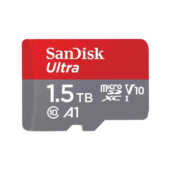 SanDisk SDSQUAC-1T50-GN6MN, 1,5 TB, MicroSDXC, Luokka 10, UHS-I, 150 MB/s, Harmaa, Punainen