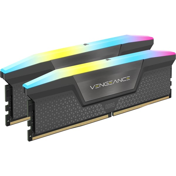 CORSAIR Vengeance RGB - DDR5 - sats - 64 GB: 4 x 16 GB - DIMM 288-pin - 6000 MHz / PC5-48000 - CL36 - 1.35 V - ej buffrad - svart