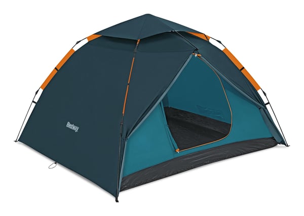 Bestway 68142, Camping, Hård ramme, Kupel/Igloo telt, 4 person(er), 4,81 kg, Grøn, Orange