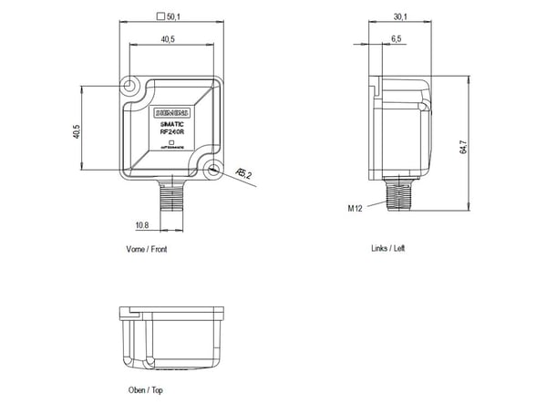 Siemens 6GT2821-4AC10, 30 mm, 75 mm, 75 mm, 41 mm, 100 g
