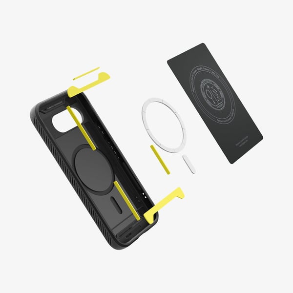 Spigen Rugged Armor (MagFit), Etui, Google, Pixel 9a, 16 cm (6.3"), Sort