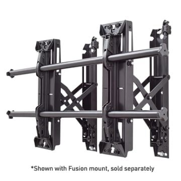Chief Fusion Extra-Large Pull Out - Monteringskomponent (utdragbar väggmontering) - för LCD-display - svart - skärmstorlek: 55"-100" - för Chief XS...