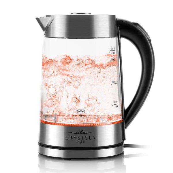 ETA Crystela Digi II 5154 9000 - Kjele - 1.7 liter - 2.2 kW - glass