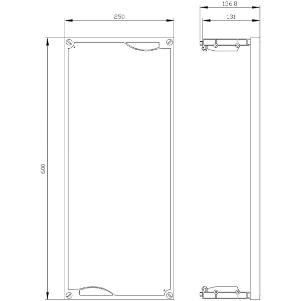 Siemens 8GK45014KK12 Kansi Muovi Vaaleanharmaa
